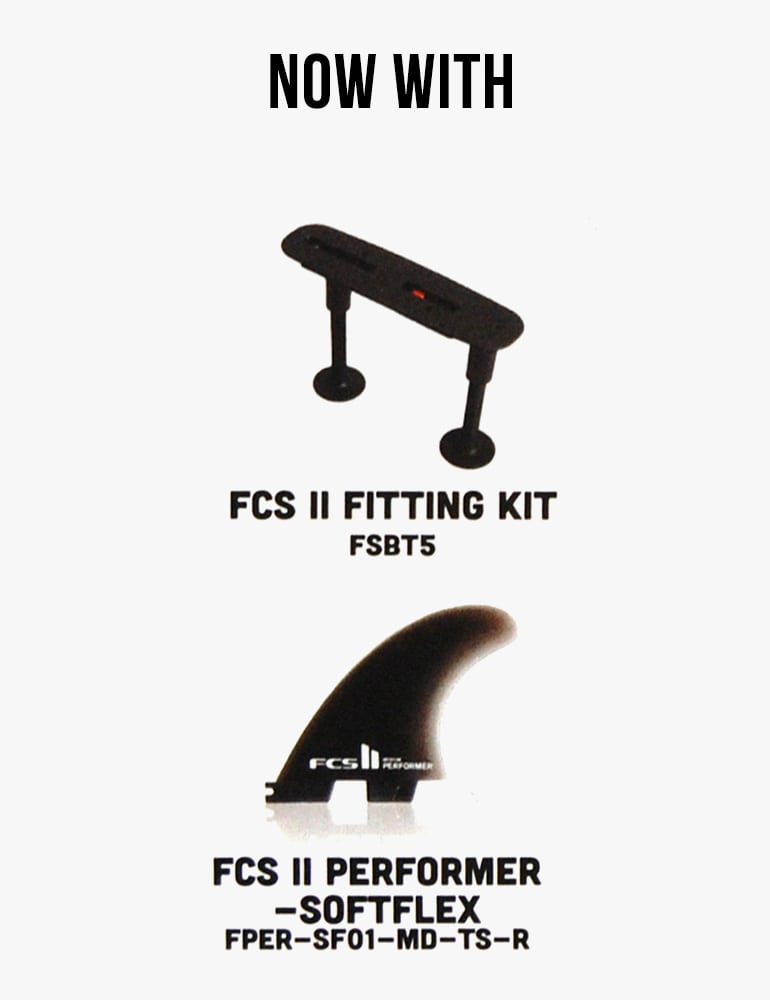 5'10'' Softech Bomber FCS II Softboard - Image 3