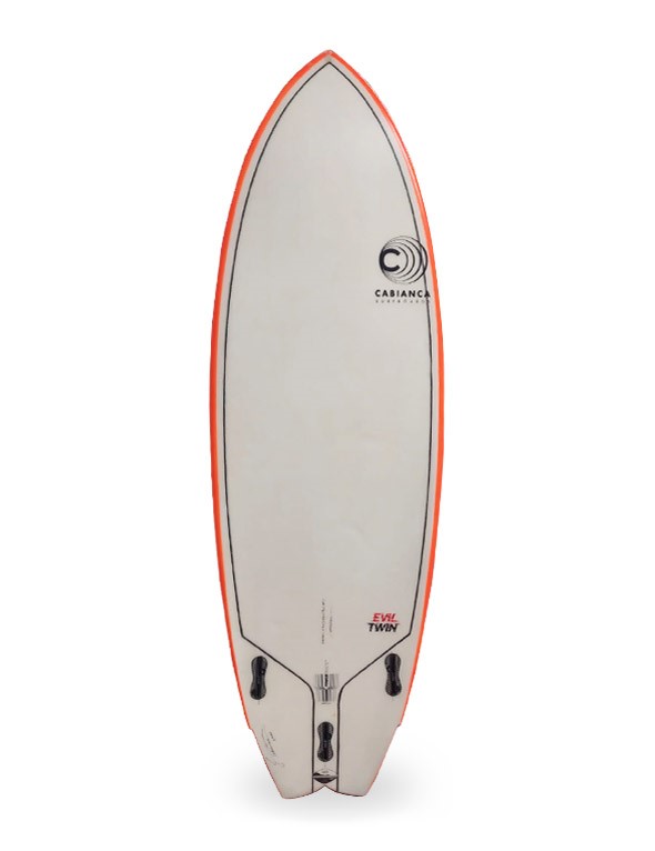 5'11'' Cabianca Evil Twin - Epoxy Carbon - Image 2