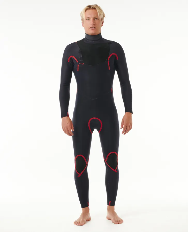 Dawn Patrol Perf 4/3 Chest Zip Wetsuit - Image 2