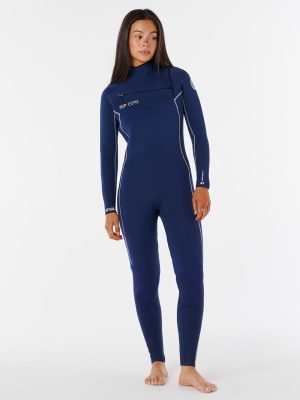 Stephanie Gilmore Women Dawn Patrol 3/2 Chest Zip Wetsuit