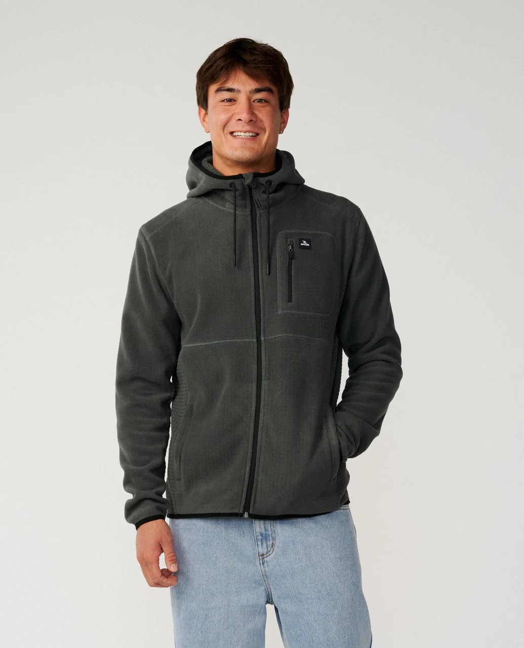 Departed Polar Fleece Zip Through Jacket