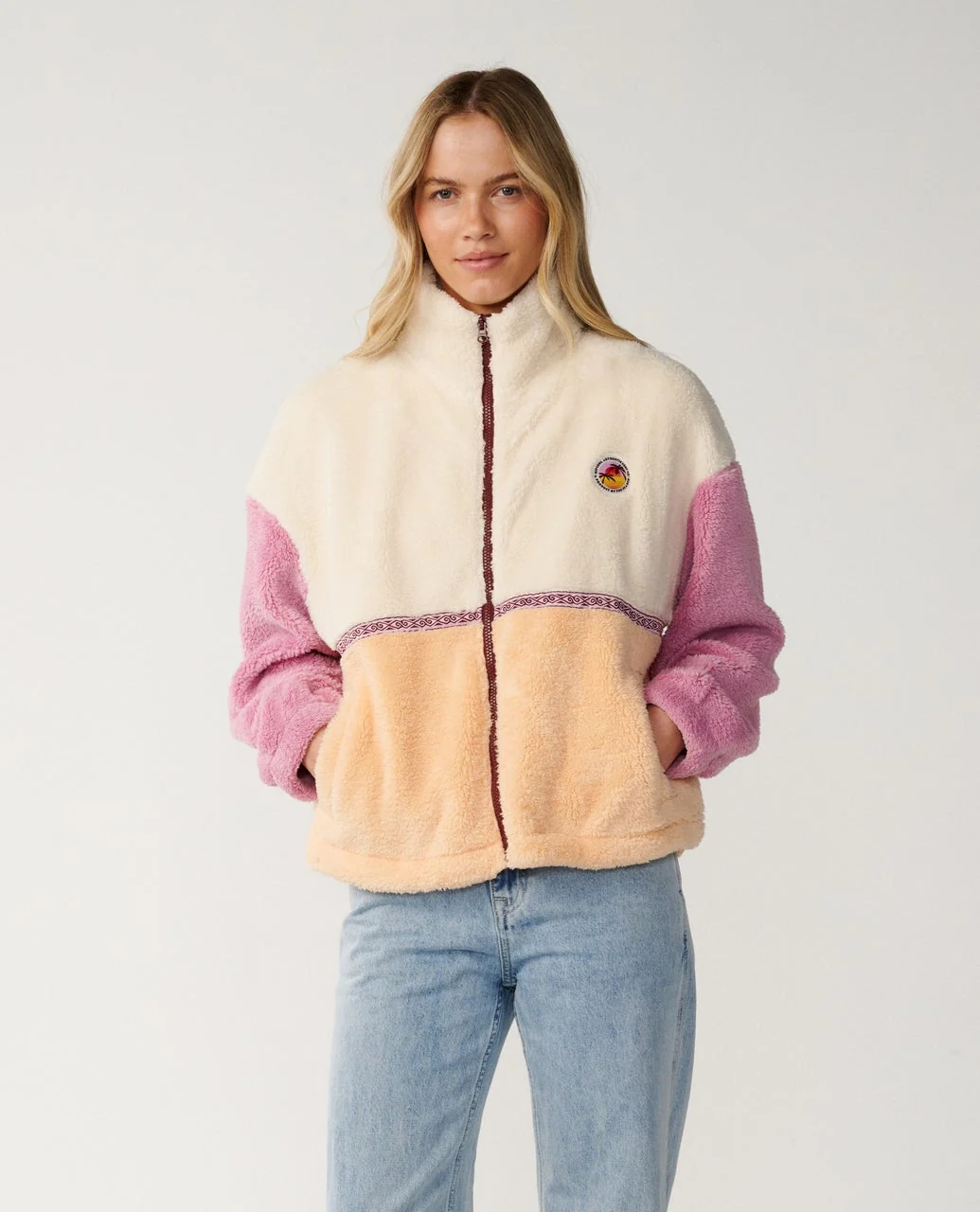 Surf Revival Heritage Zip Through Polar Fleece